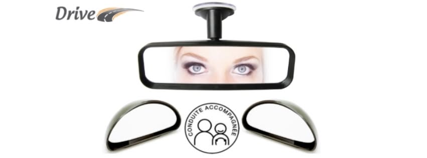 Kit rétroviseurs pour la conduite accompagnée
